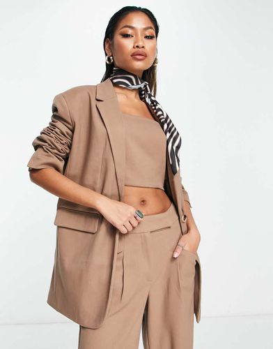 X Naomi Anwer - Blazer oversize beige in coordinato - Something New - Modalova