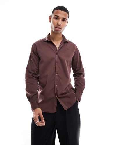 Seatle K - Camicia color bordeaux - Scalpers - Modalova