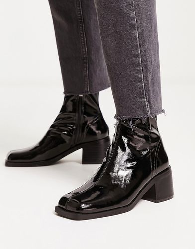 Blake - Stivali a calza con tacco neri in vernice - Schuh - Modalova