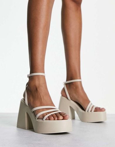 Sia - Sandali con tacco e plateau écru - Schuh - Modalova