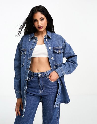 Camicia di jeans oversize in coordinato - Selected - Modalova