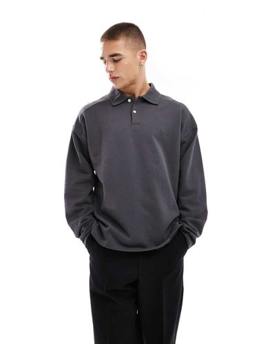 Polo scuro oversize - Selected Homme - Modalova