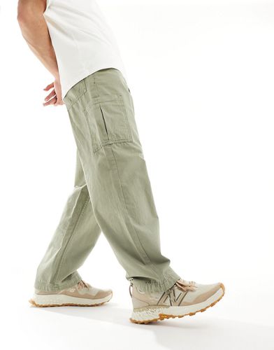 Pantaloni stile cargo verdi vestibilità ampia - Selected Homme - Modalova