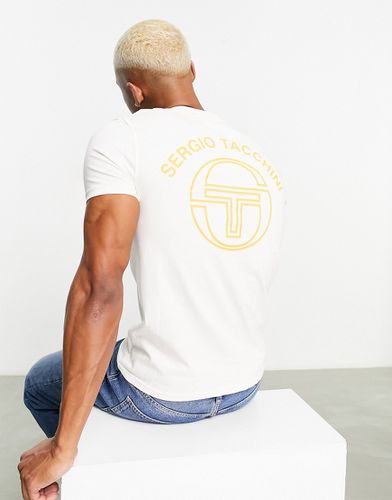 Graciello - T-shirt crema con stampa sul retro - Sergio Tacchini - Modalova