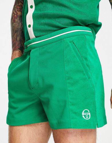 Pantaloncini verdi con logo - Sergio Tacchini - Modalova