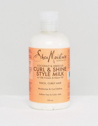 Curl & Shine - Latte modellante al cocco e ibisco per capelli ricci - Shea Moisture - Modalova