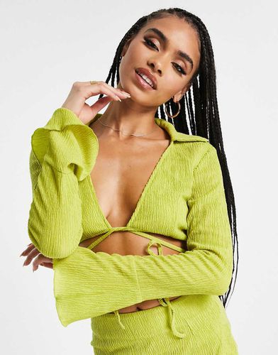 Simmi - Camicia corta lime in coordinato - Simmi Clothing - Modalova