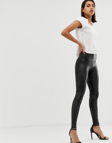 Leggings biker in pelle sintetica - Spanx - Modalova