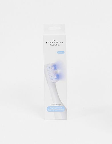 STYLSMILE - Testine di ricambio per spazzolino da denti x 4 - Standard - StylPro - Modalova