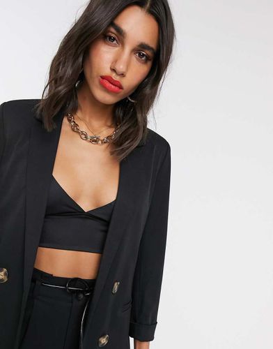 Stradivarius - Blazer nero - Stradivarius - Modalova