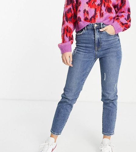 Petite - Mom jeans slim elasticizzato medio - Stradivarius - Modalova