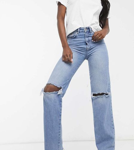 Tall - Jeans dritti anni '90 con strappi - Stradivarius - Modalova