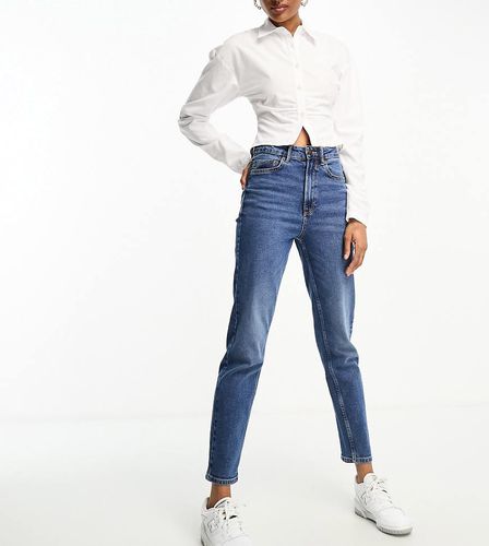 Tall - Mom jeans slim elasticizzati autentico - Stradivarius - Modalova