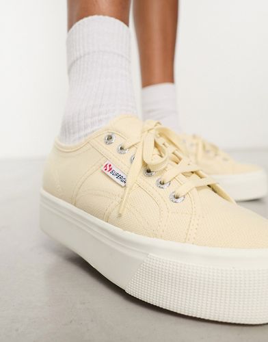 Sneakers flatform beige - Superga - Modalova
