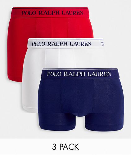Confezione da 3 boxer aderenti multi - Polo Ralph Lauren - Modalova