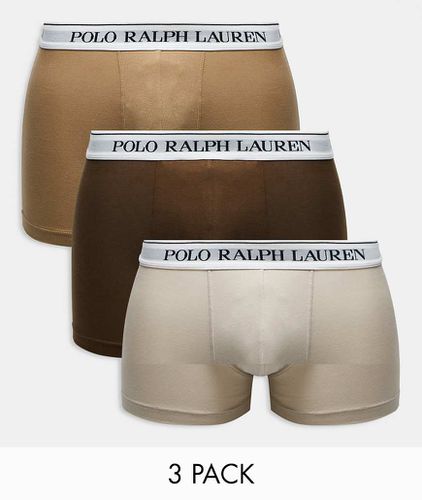 Confezione da 3 paia di boxer aderenti con fascia in vita con logo - Polo Ralph Lauren - Modalova