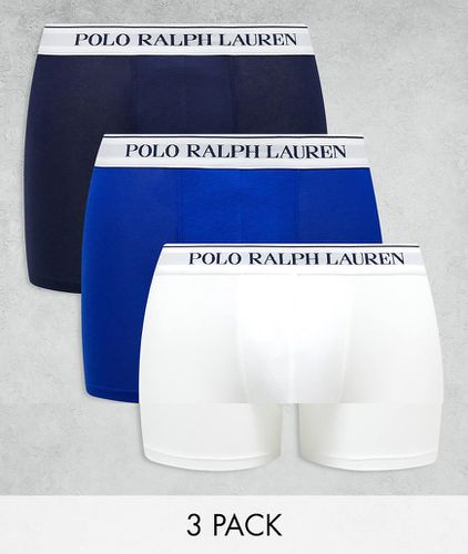 Confezione da 3 paia di boxer aderenti con fascia in vita con logo - Polo Ralph Lauren - Modalova