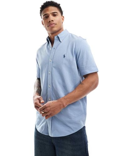 Icon - Camicia piqué a maniche corte medio con logo - Polo Ralph Lauren - Modalova