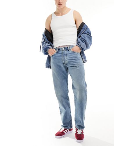 Sport Capsule - Jeans dritti classici blu lavaggio chiaro con logo sulla tasca - Polo Ralph Lauren - Modalova