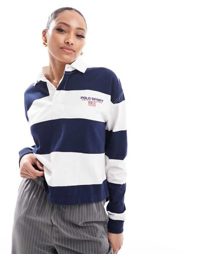 Sport Capsule - Polo stile rugby a righe con logo - Polo Ralph Lauren - Modalova