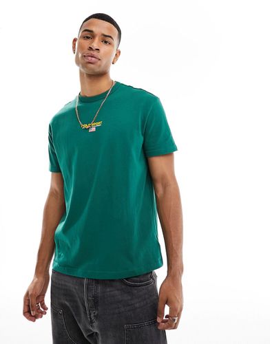 Sports Capsule - T-shirt classica oversize scuro con logo al centro - Polo Ralph Lauren - Modalova