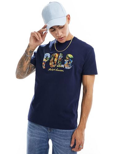 T-shirt classica oversize con logo a fiori - Polo Ralph Lauren - Modalova
