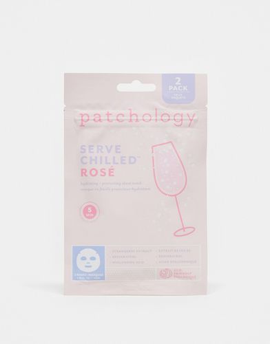 Serve Chilled Rose 5 Minute - Set con due maschere in tessuto - Patchology - Modalova