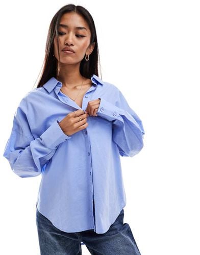 Camicia casual oversize in cotone - Pieces - Modalova