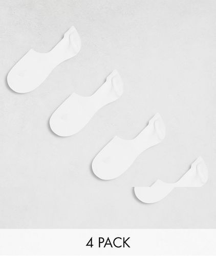 Confezione da 4 paia di fantasmini bianchi - Pieces - Modalova