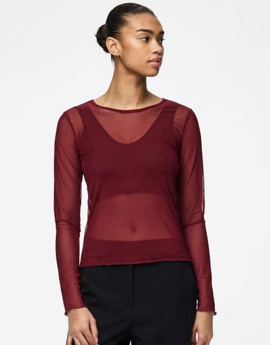 Pieces - Top - Bordeaux-Rouge - Pieces - Modalova