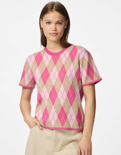 Top en maille et tulle - Pieces - Modalova