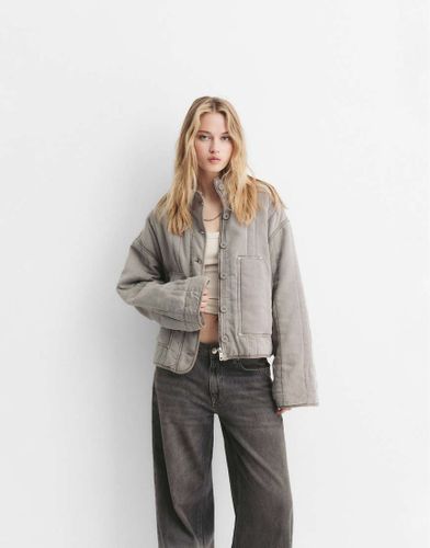 Blazer oversize matelassée - pâle - Pull & bear - Modalova