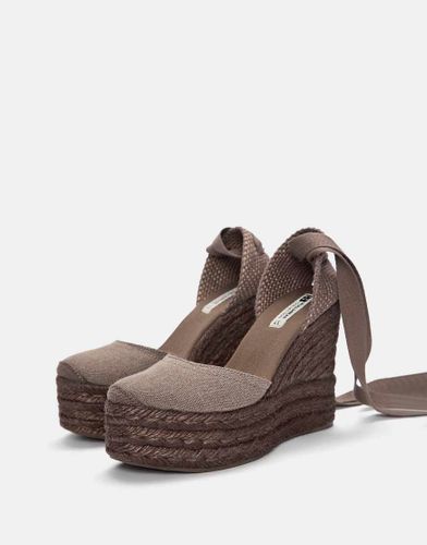 Espadrilles compensées - Pull & bear - Modalova