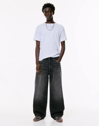 Jean ample - Noir décoloré - Pull & bear - Modalova
