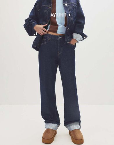 Jean droit à taille mi-haute - Pull & bear - Modalova