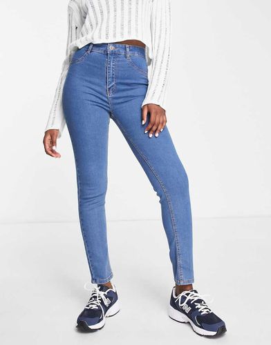 Jeans super skinny a vita alta medio - Pull & Bear - Modalova