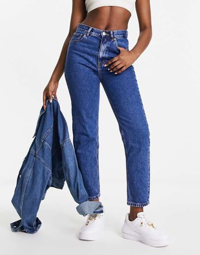 Mom jeans a vita alta scuro - Pull & Bear - Modalova