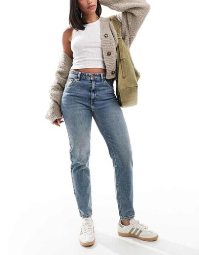 Pull & Bear - Mom jeans comodi blu - Pull & Bear - Modalova