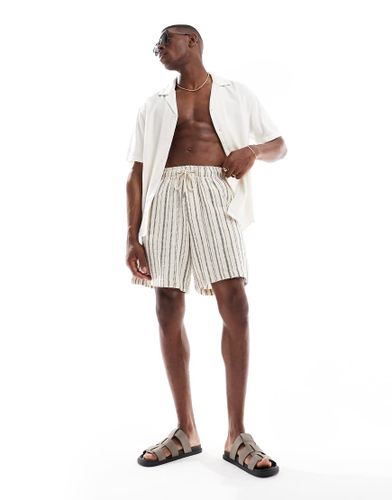 Short à rayures - Pull & bear - Modalova