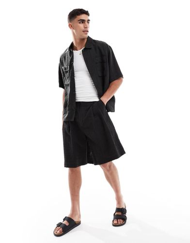 Short d'ensemble en crépon à pinces - Pull & bear - Modalova