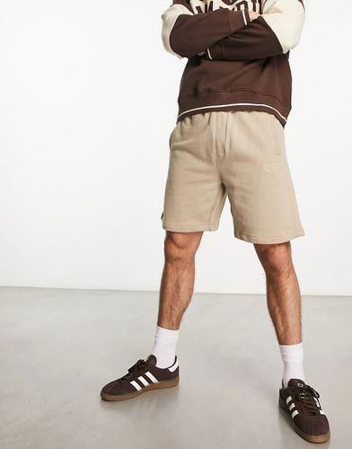 Pantaloncini basic in jersey beige - Pull & Bear - Modalova