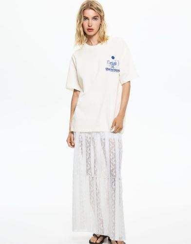 T-shirt à motif graphique - Pull & bear - Modalova