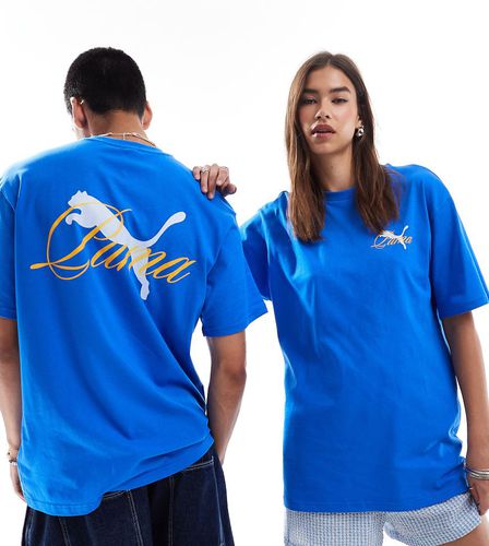 Terrace - T-shirt e gialla con stampa sul retro - Puma - Modalova