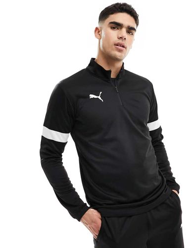 Football Rise - Felpa con zip corta nera - Puma - Modalova