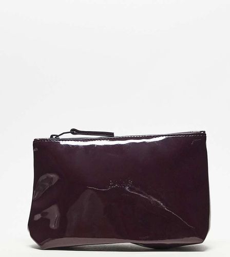 Trousse impermeabile bordeaux lucida - In esclusiva per ASOS - Rains - Modalova