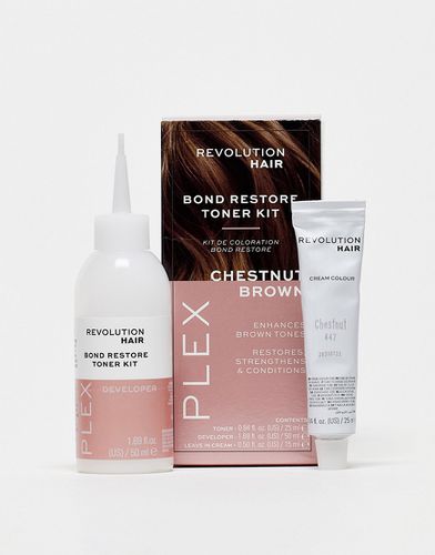 Revolution - Haircare - Set tonificante riparatore Plex Bond - Chestnut - Revolution Hair - Modalova