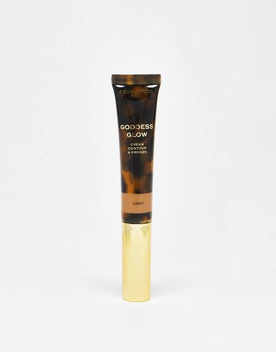 Crema abbronzante e per contouring Goddess Glow - Light - Revolution Pro - Modalova