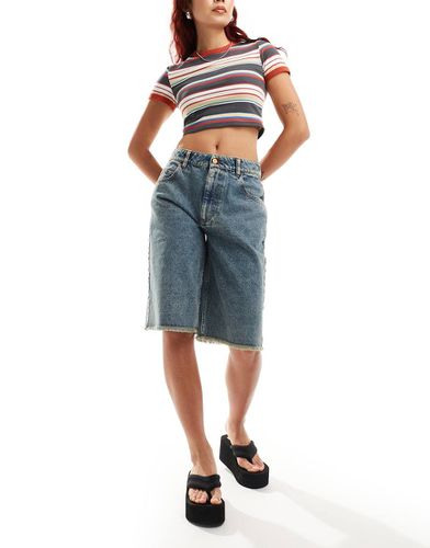 Jorts in denim lavaggio - Reclaimed Vintage - Modalova