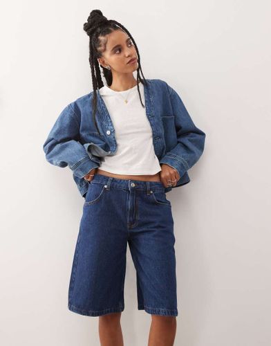 Short long en jean - moyen délavé - Reclaimed Vintage - Modalova