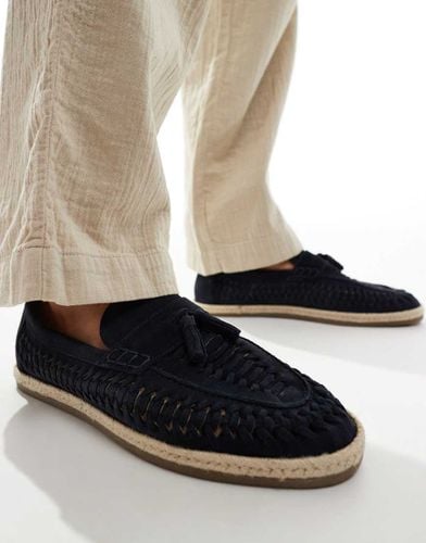 Mocassini stile espadrilles navy - River Island - Modalova